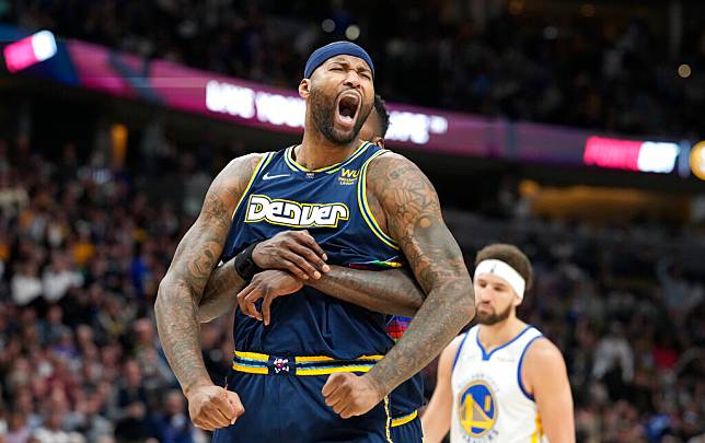 重磅加盟T1聯盟的「表弟」DeMarcus Cousins。(圖片來源 LINE TODAY：AP/達志影像）  
