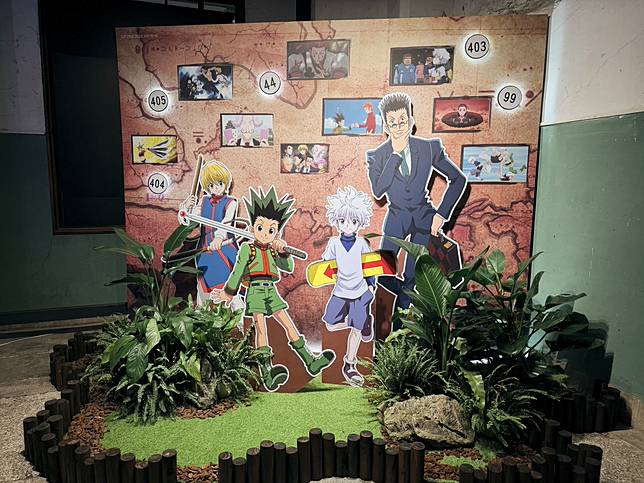  《HUNTER×HUNTER獵人快閃店》即起於松山文創園區南向製菸工廠登場。（記者古可絜攝）