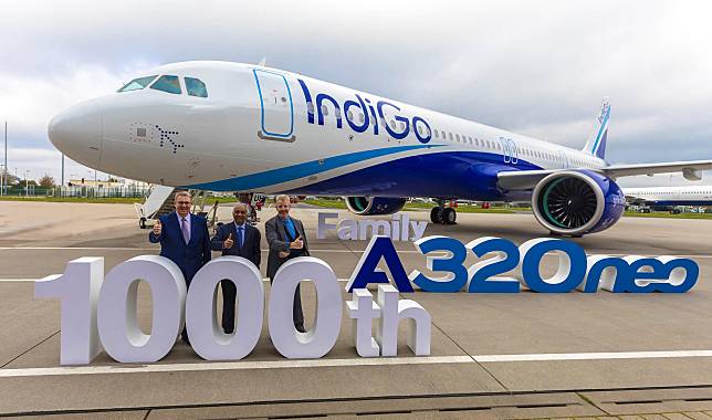 IndiGo 1000th A320 Family