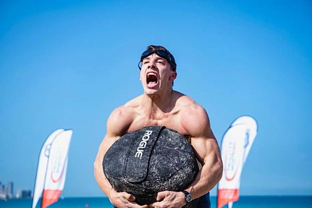 Spencer Panchik is only 23 but already lining up against the heavyweights. Photo: Dubai CrossFit Championship