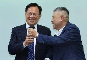 ▲民眾黨前立委張啓楷今在協調民調中勝出，代表藍白出戰嘉義市。（圖／記者朱永強攝）