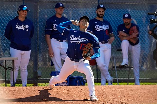 大谷翔平首次牛棚練投　教頭、投教滿意