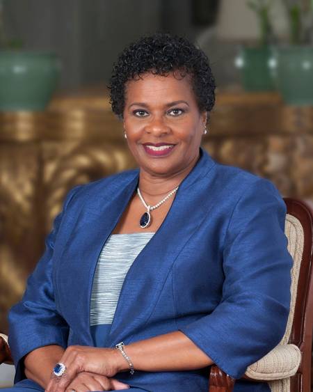 巴巴多斯首任總統桑德拉·梅森 (Sandra Mason)。   圖: 翻攝自巴巴多斯政府官方網站