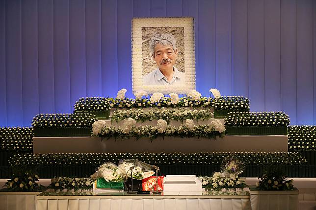 圖為日本醫師中村哲長在日本的告別式。照片來源：達志/AP 圖為日本醫師中村哲長在日本的告別式。照片來源：達志/AP
