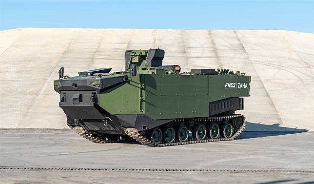 土國FNSS開發的「Zaha」陸戰隊突擊車，外型與AAV7相似。 （取自FNSS公司網站）