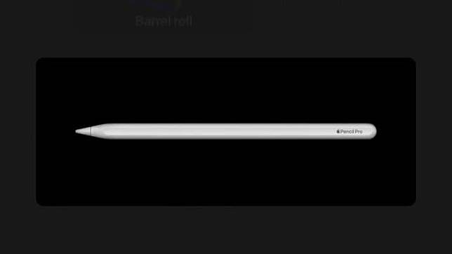 全新Apple Pencil Pro 觸控筆推出加入感應器+ Find My 支援多種新操作 