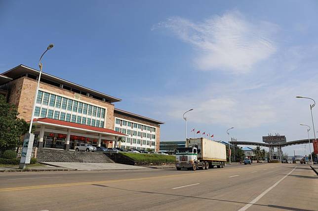 Photo taken on July 19, 2022 shows the entrance of the Sihanoukville Special Economic Zone (SSEZ) in Preah Sihanouk province, Cambodia. (SSEZ/Handout via Xinhua)