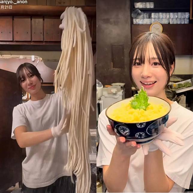 一支影片爆紅全日本！岐阜美女烏龍麵師傅變觀光新地標
