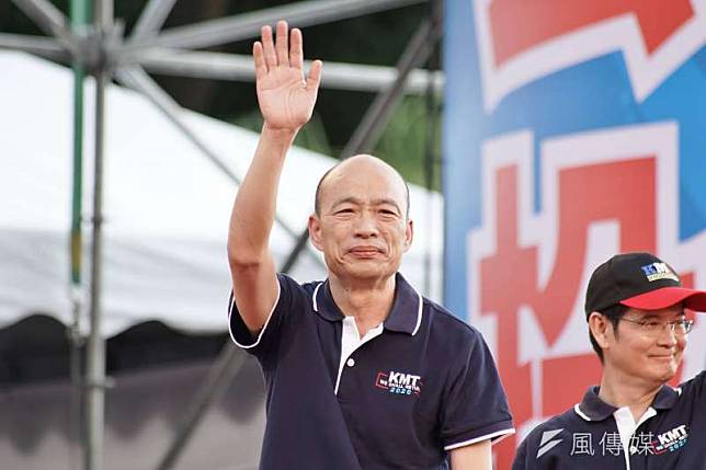 作者認為，高雄市長韓國瑜為高雄瘦到皮包骨，却換來民進黨的抹黑。（盧逸峰攝）