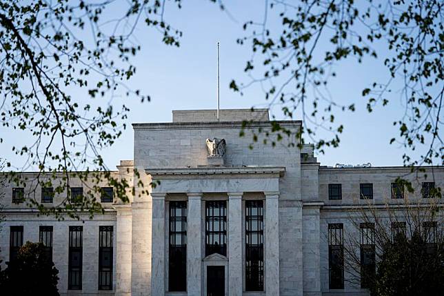 Photo taken on April 20, 2022 shows the U.S. Federal Reserve building in Washington, D.C., the United States. (Xinhua/Liu Jie)