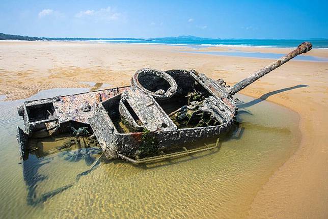 ＊來金門必拍歐厝戰車（照片來源：金門縣政府） 