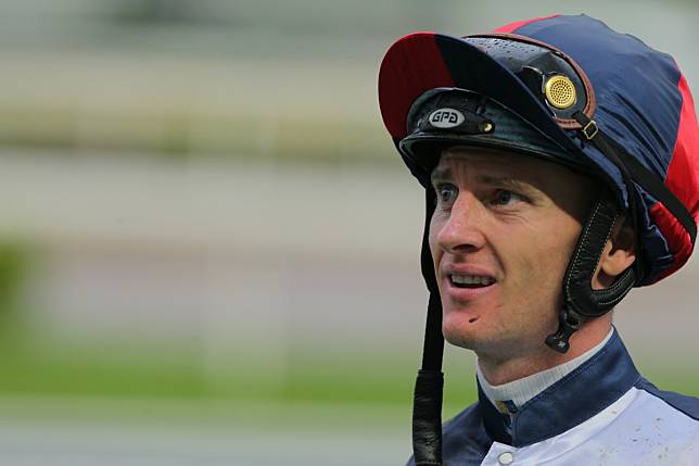 Zac Purton at Sha Tin after winning on Racing Fighter. Photos: Kenneth Chan