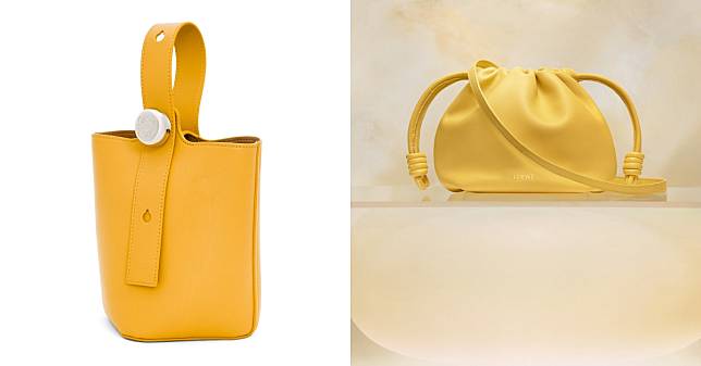 Loewe 2024春夏「黃色包款」推薦這5款！Lisa同款肩背水桶包一包難求，摺疊托特大包依舊熱賣！