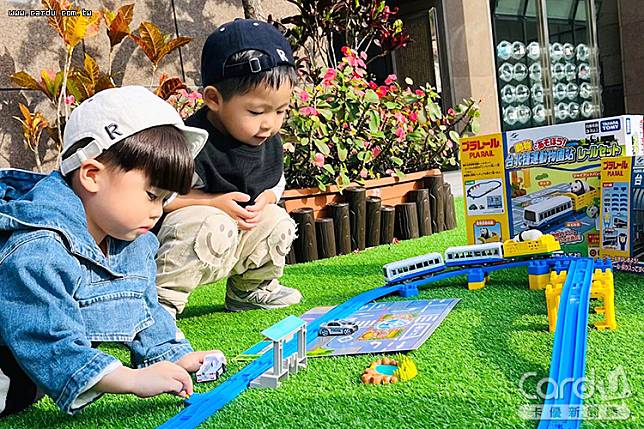 軌道遊戲組結合捷運及動物園創意，小朋友玩得超開心(圖/台北捷運公司　提供)