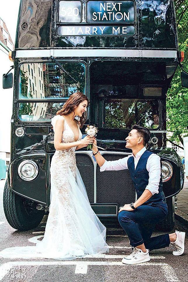 有指陳展鵬和單文柔於本月13日假四季酒店舉行婚禮。（資料圖片）