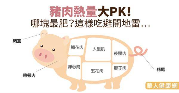 豬肉熱量大PK！哪塊最肥？這樣吃避開地雷…